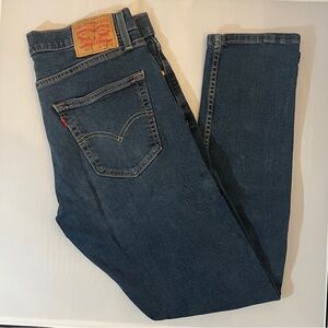 Levi's Men's 512 Dark Blue Tapered Slim Jeans